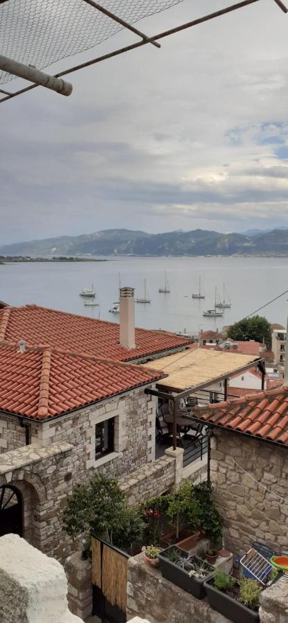 Apartamento Stone Clock'S House Nafpaktos Exterior foto